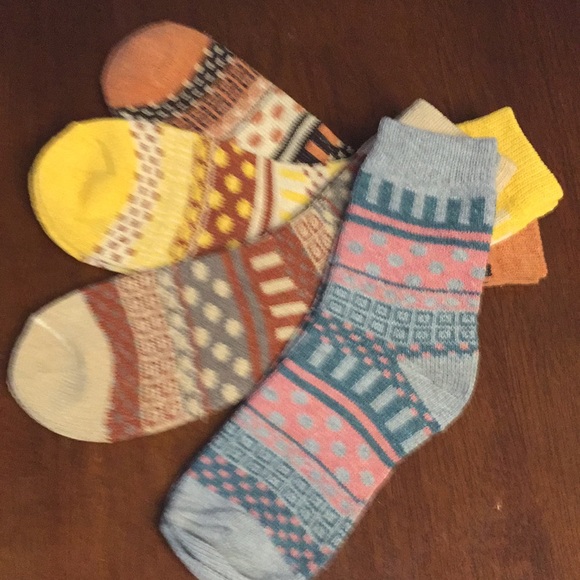 Women New colourful socks 4 in package - Picture 2 of 3